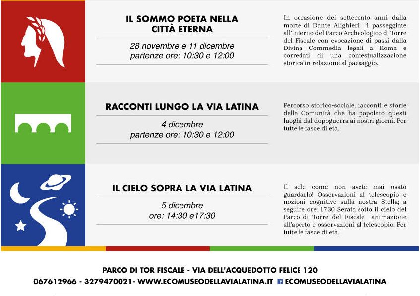 EVENTI dell’Ecomuseo della Via Latina